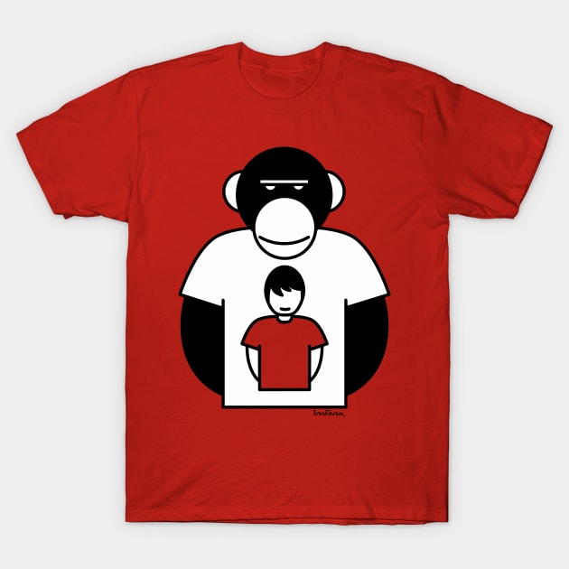 Ape-man-ape-man T-Shirt by bartovan